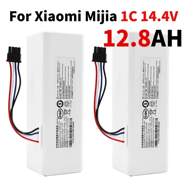 

Оригинальный аккумулятор для робота-пылесоса Xiaomi Mijia 1C STYTJ01ZHM, 14,4 В, 12800 мА/ч, аксессуары, запчасти