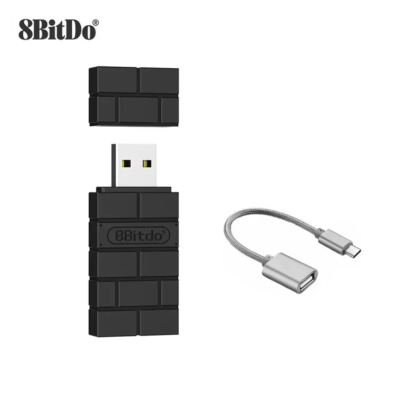 8BitDo USB Wireless Adapter 2 Receiver Compatibility For Nintendo Switch 2 /Windows 10/11/macOS/Raspberry Pi/Android Retrofreak