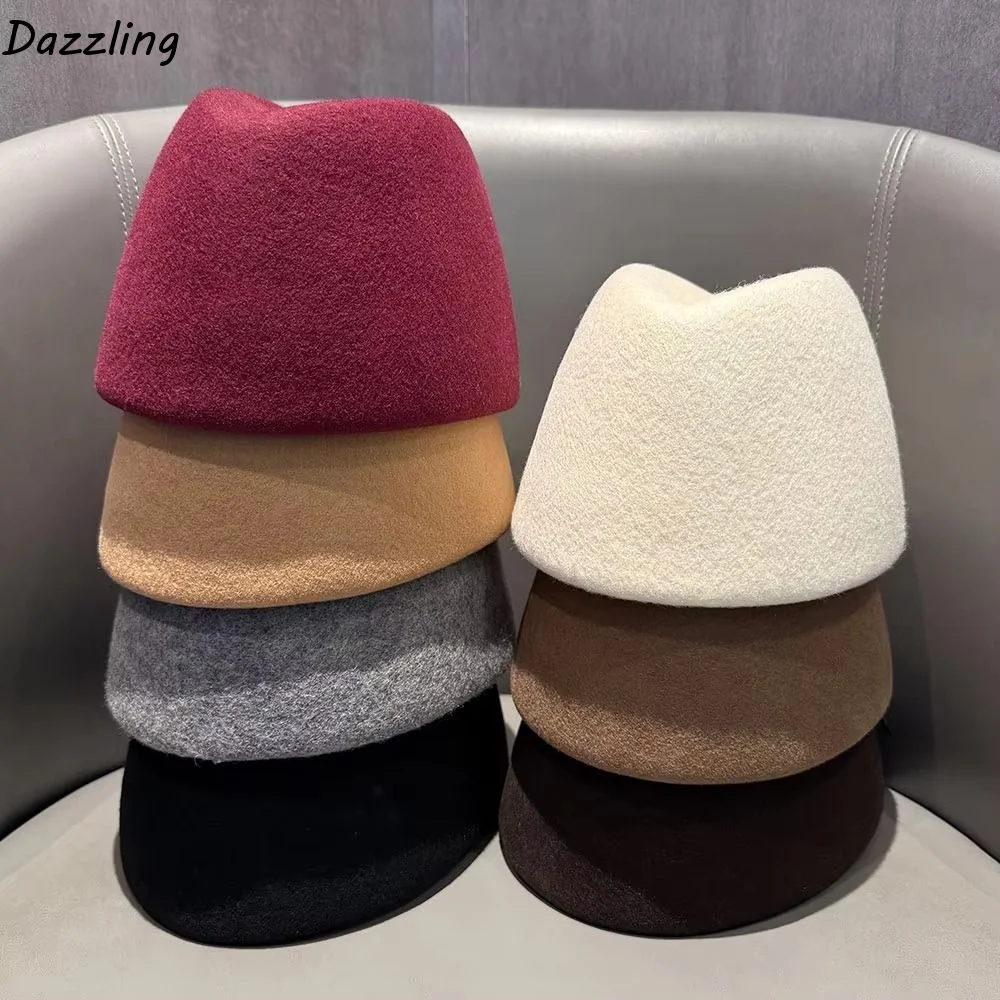 Vintage Elegant Russia Pillbox Hat Fedoras Teardrop Beret Hat Versatile Dome Medicine Box Hat Ball