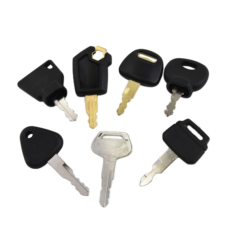 

7pcs Ignition Keys Construction Machine Keys 14607 5P8500 K250 H800 For JCB For Volvo Tractor Practical Engines AutoAccessories