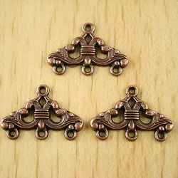20pcs 24*16mm Copper Tone Technics Link Connectors H1914