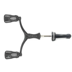 Folding Spinning Reel Dual-grip Handle Replacement Hollow Knob Fishing Wheel DIY Modified Fishing Tackle for Fishing