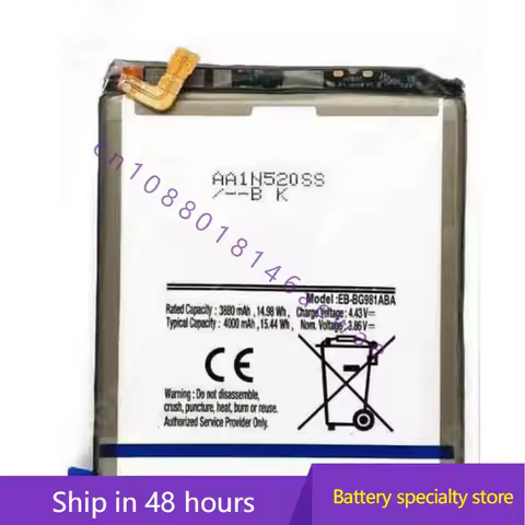 batteries For Samsung Galaxy S10e S10 S9 S8 Plus Note 10 8 S10X S20 Ultra S21 FE S7 Edge S6 S7e S6e A50 A30 A30S S5 G930 Battery