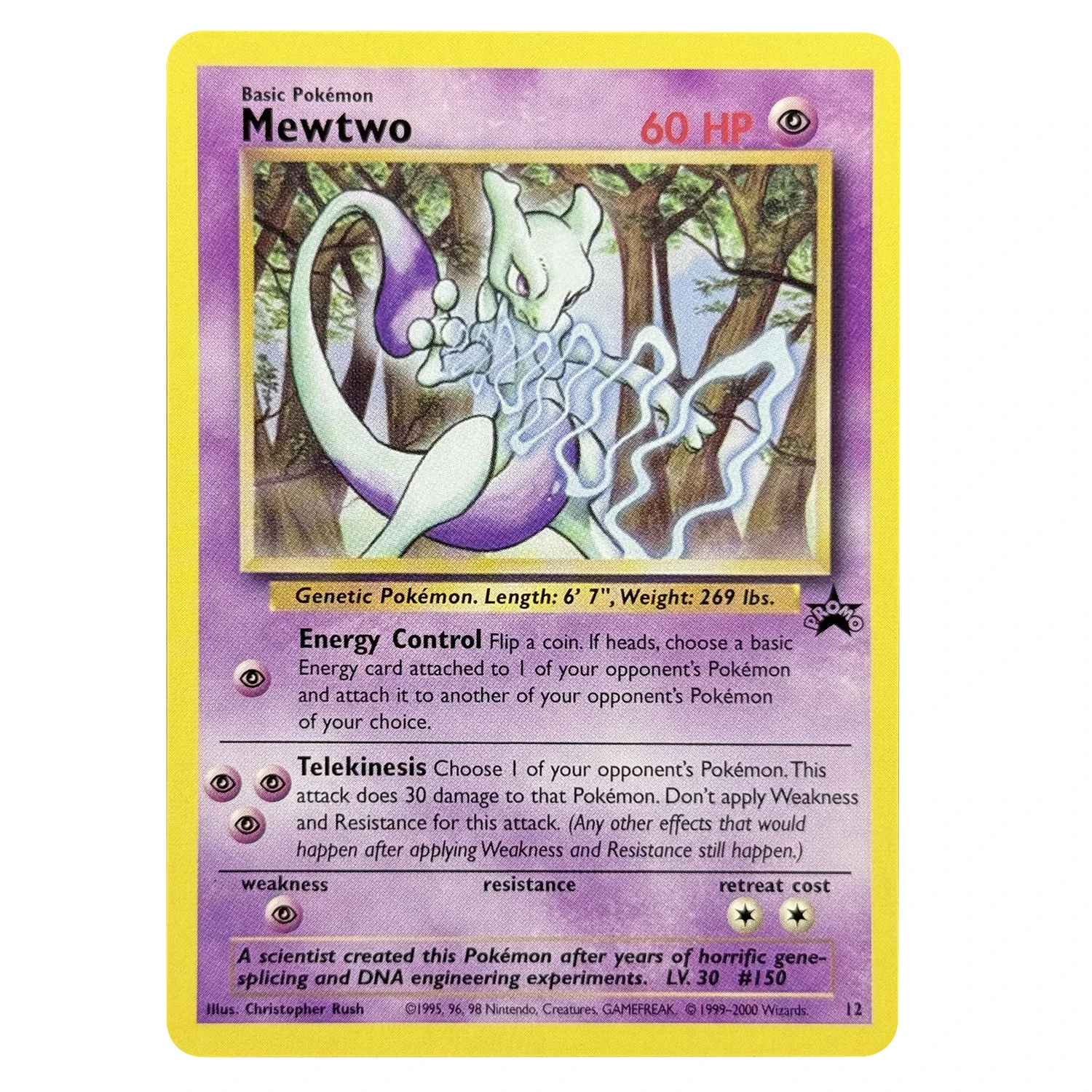PKM Proxy Cards Promos Mewtwo Mew Pokmon Center Lucky Stadium P4 Chimecho Regular Trading Card Game Gifts