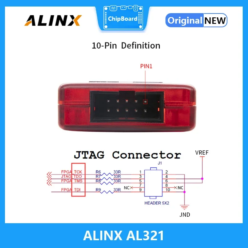 Imagem -04 - Placa de Desenvolvimento de Emulador Xilinx Cabo de Plataforma Usb Fpga Linha de Download Alinx Al321