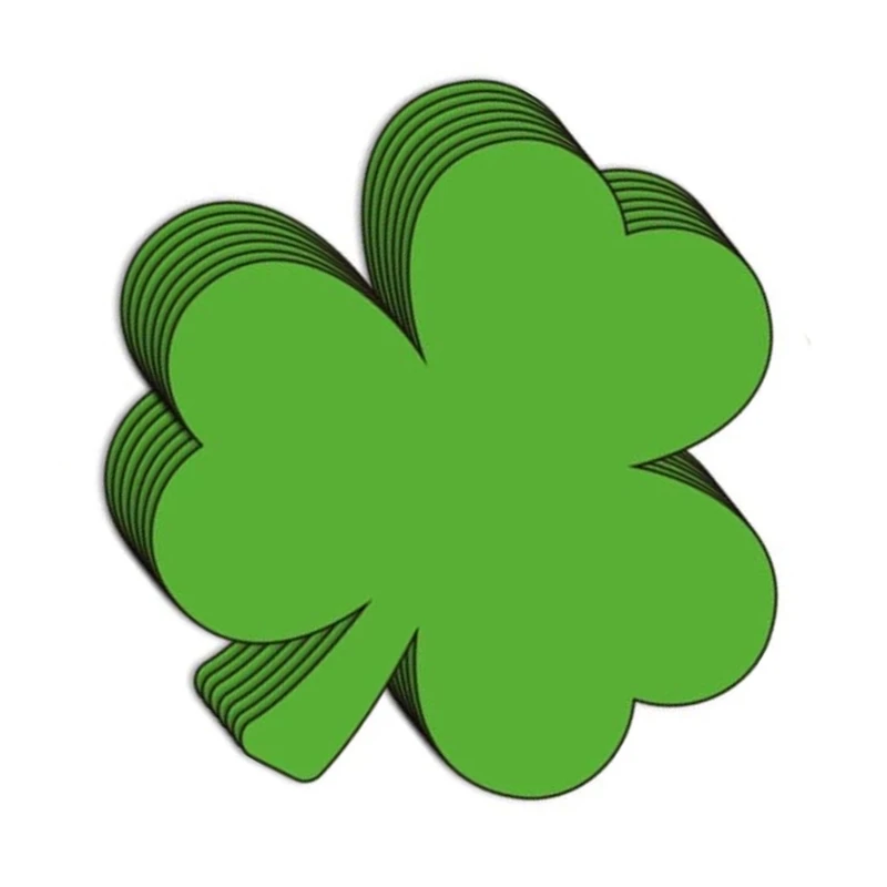 Tarjetas tréboles verdes, tarjetas trébol, adorno del día Patricio, tarjetas decorativas del Festival irlandés para