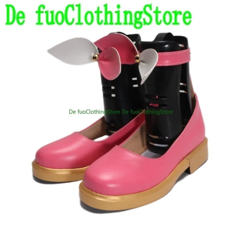 Defuo Project Sekai 3rd الذكرى Hoshino Emu تأثيري أحذية إيقاع لعبة أنيمي ألعاب الهالوين ازياء الدعائم الحفلات الأحذية