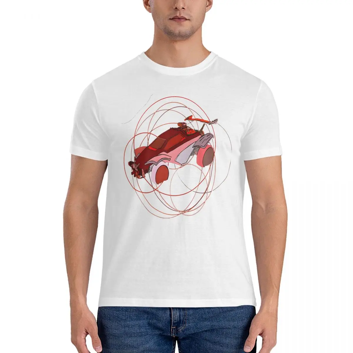 Men's T-Shirts Octane Quotlucifers Vintage Cotton Tees Short Sleeve Rocket League T Shirts Crewneck Clothing Gift Idea