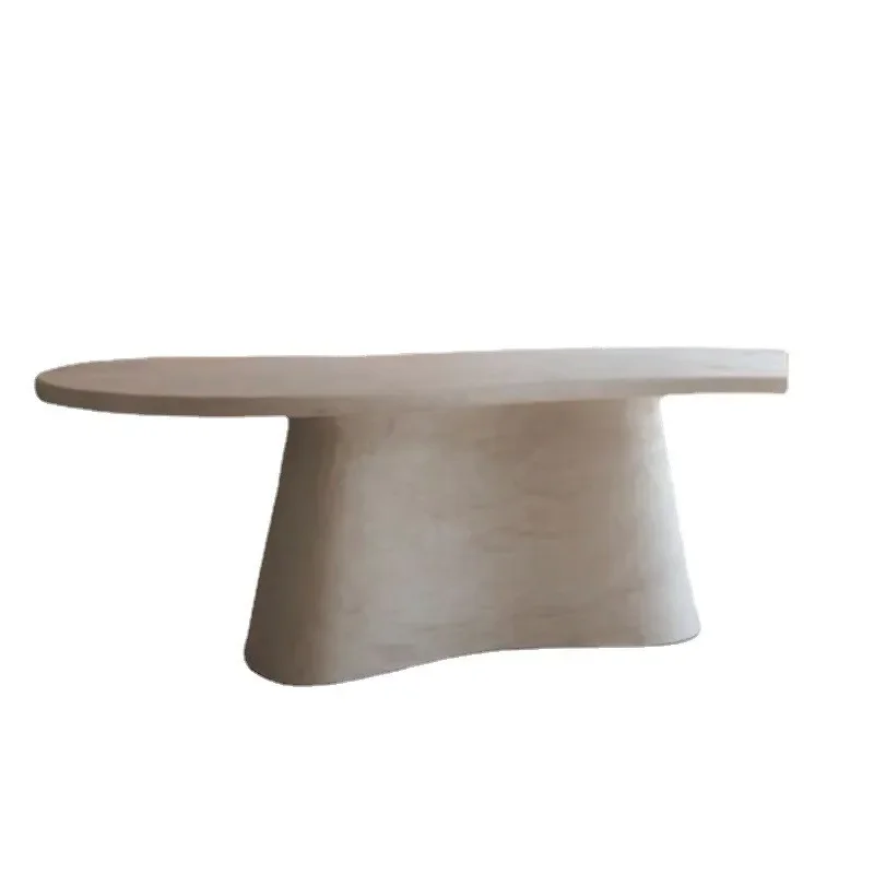 

Стол из натурального пещерного камня, журнальный столик неправильной формы, гостиная, столовая, дизайнерский чайный столик Ji Ji Ji, мраморный