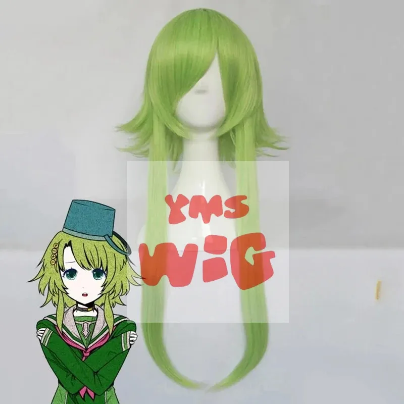 

YMS Wig Your Turn To Die Kanna Kizuchi Green Cosplay Wig Halloween Synthetic Hair Heat