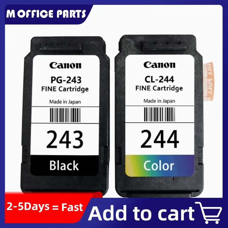 PG243 CL244 Ink Cartridges For Canon PG243XL 243XL CL 244XL for Pixma TS3120 3122 MG2522 3022 2922 2920 2520 TR4522 printer