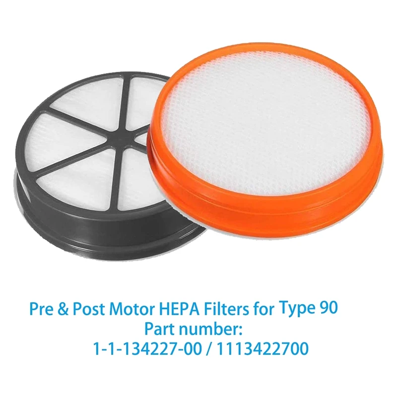 Kit de filtre HEPA pré et post-moteur pour aspirateur à air Vax Mach, 4 paquets de remplacement de type 90, accessoires en promotion