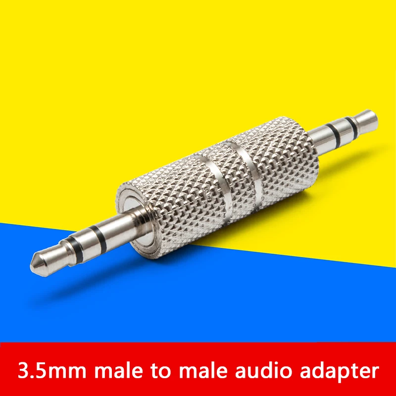 3.5mm Male to Male Stereo Audio Adapter Converter For MP3 MP4 3.5mm Jack Headphone Coupler for Bluetooth Car Audio AUX Connector
