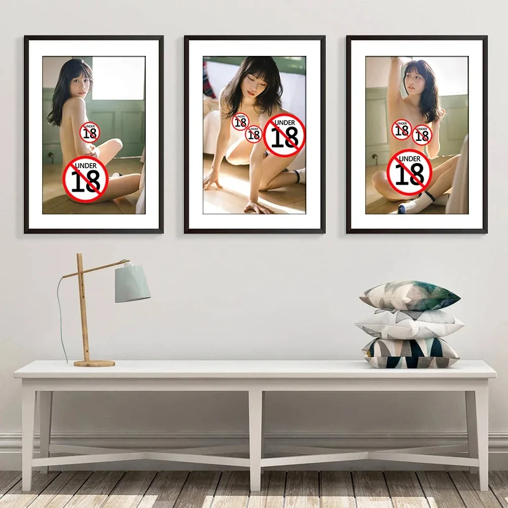 Wall Art Beautiful Girl Picture Sexy Asian Woman Canvas Paintings Modern Aesthetic Posters For Bar Hotel Bedroom Home Decor