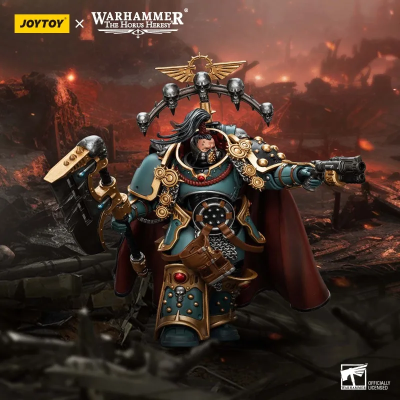 Экшн-фигурки JOYTOY Warhammer 40 к 1/18, 12,6 см, игрушки с изображением сыновей легиона правитора с топором мощности, коллекционные модели, игрушки, рождественский подарок