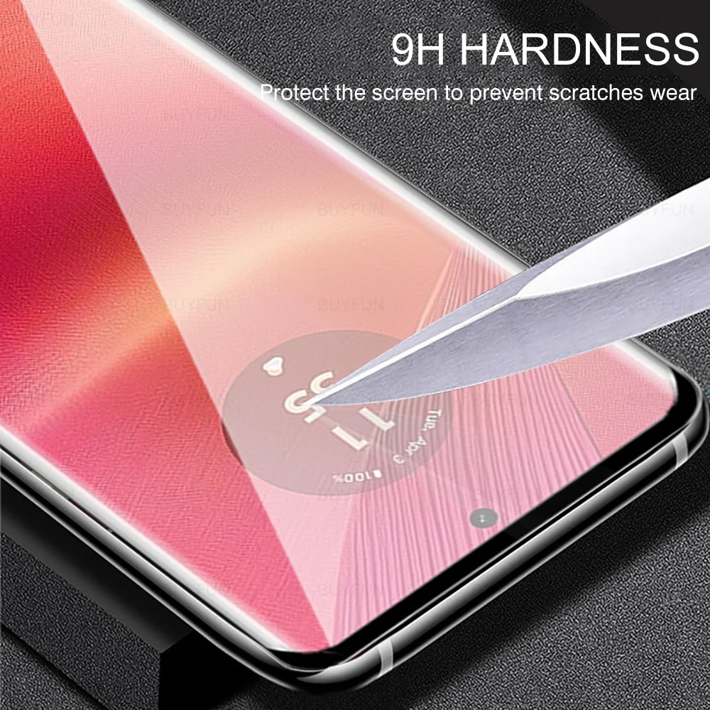 2 в 1 HD-пленка для объектива камеры Motorola Edge 50 Fusion 5G изогнутые Защитные пленки для экрана Moto Edge50Fusion Moto50 Fusion закаленное стекло