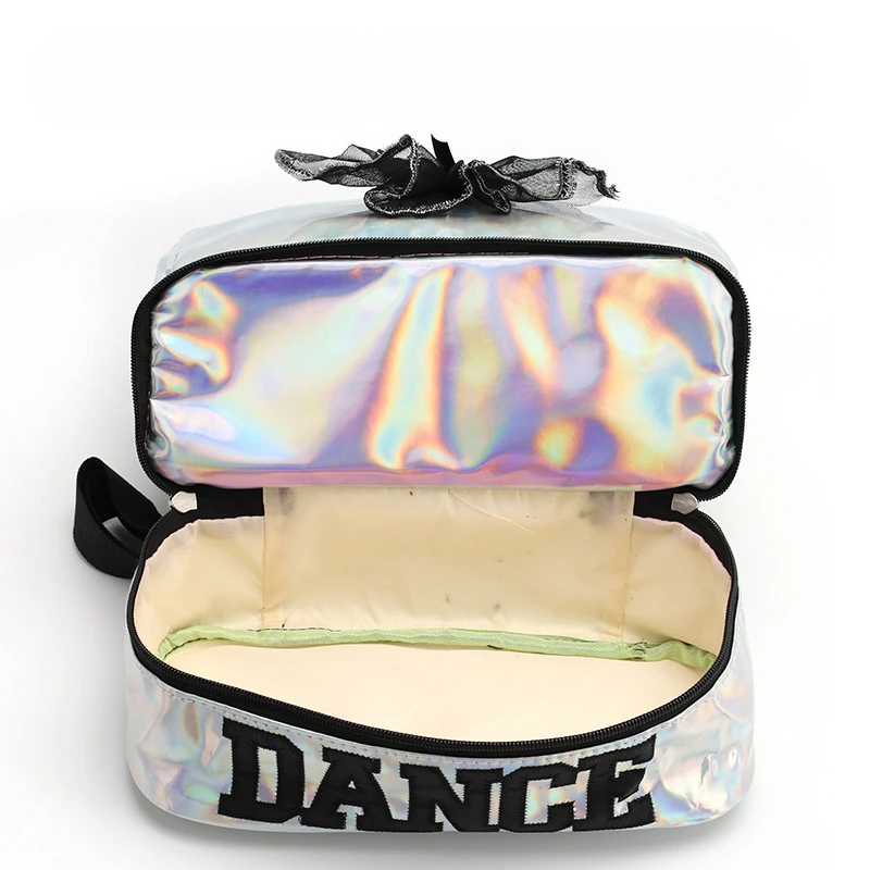 Children Dance Bag Fashionable Laser Backpack Ballet Bag Latin Dance Storage Bag Girls Dance Bag School Bags Mother Kids Bags