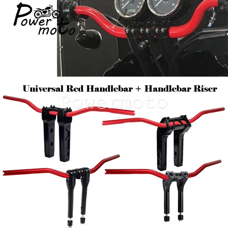 Motorcycle 1inch Handlebar Riser Kit 6