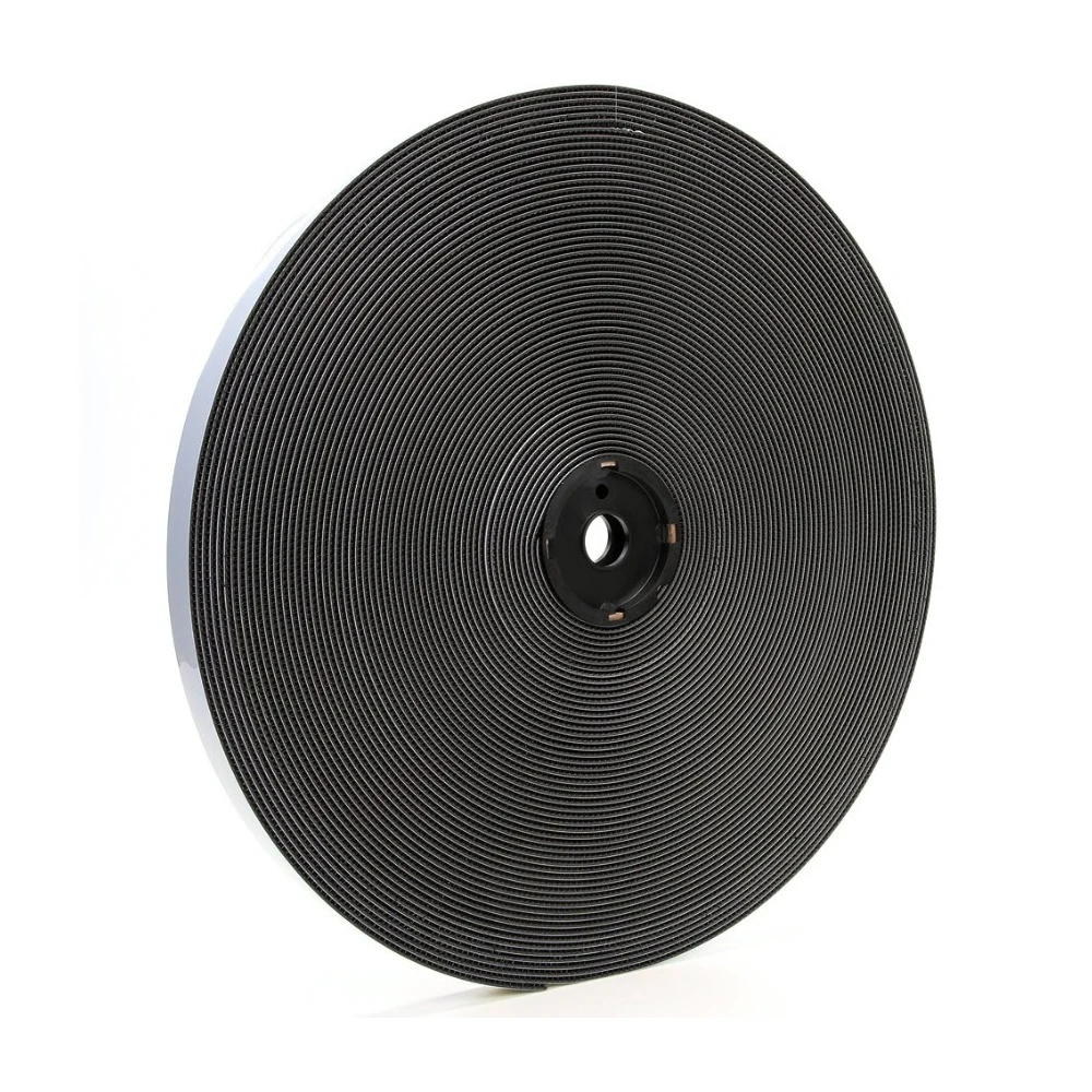 Prendedor de Dupla Face Dupla Fechadura 508 mm x 45 72m por Rolo Preto 3m Sj3540