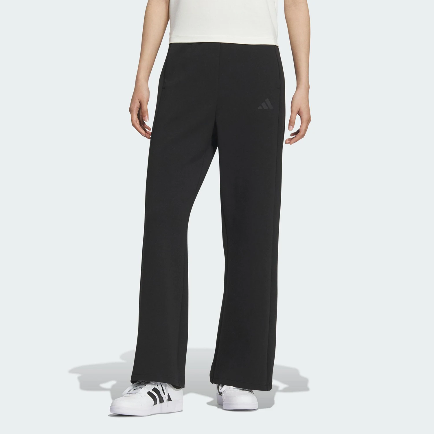Adidas genuine autumn women's sports knitted high waisted pants KC0021