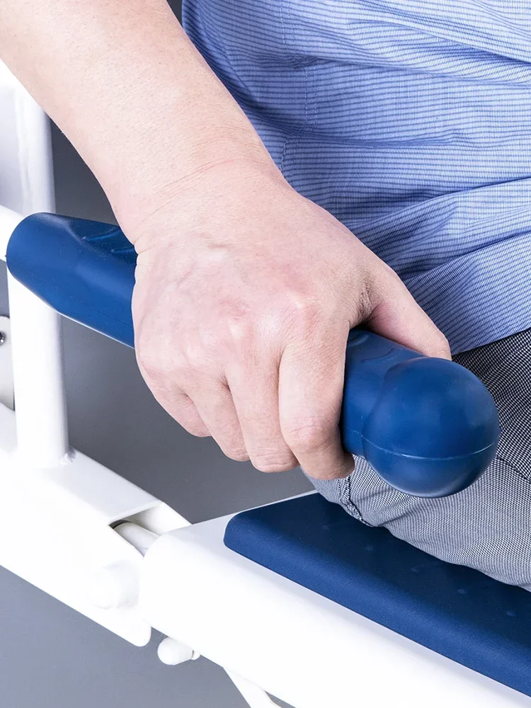 Folding chairs with legs, armrests, and non slip shower stools for the elderly in the bathroom