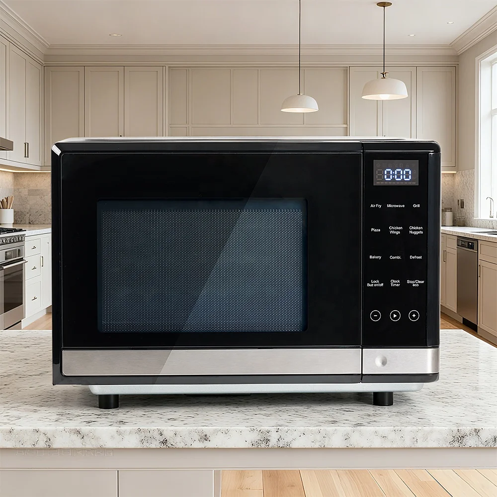 17L 3000W Electric Air Fryer Grill Combi Microwave Oven with Air Fryer for Hotel Use