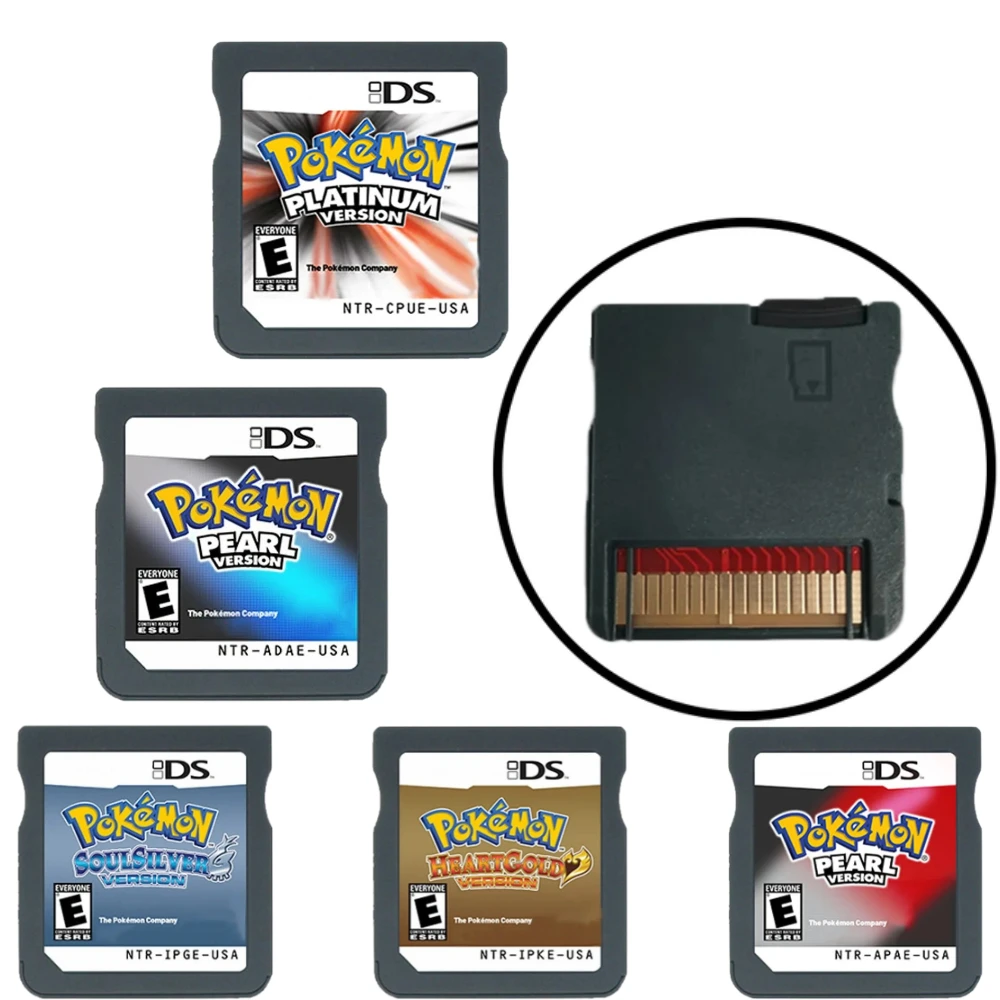 

Pokemon NDS Game Card 3DS 2DS DS Card SoulSilver HeartGold Platinum Game Card Pokemon Game Card BLACK Collecting Hobbies Gifts