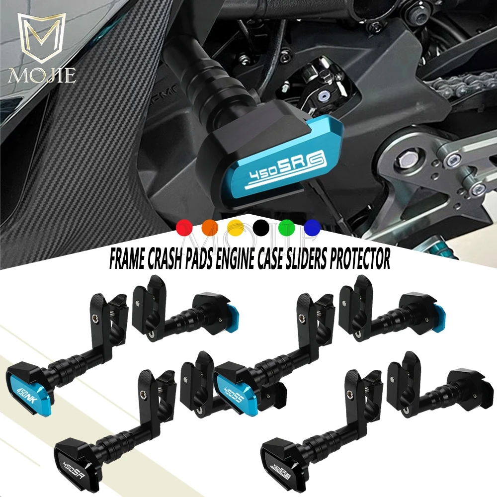 

FOR CFMOTO 450NK 450SR 450SS 450 NK SR SS 2022-2026 Engine Protection Cover Frame Sliders Crash Pad Falling Protector Guards