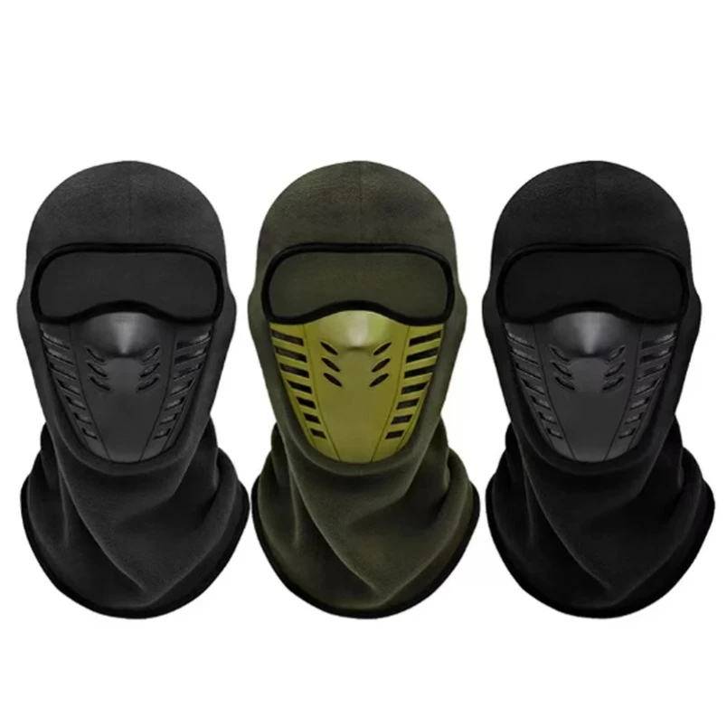 Motorcycle Bicycle Mask Fleece Thermal Face Mask Keep Warm Riding Balaclava Biker Winter Windproof Ski Mask Men Women