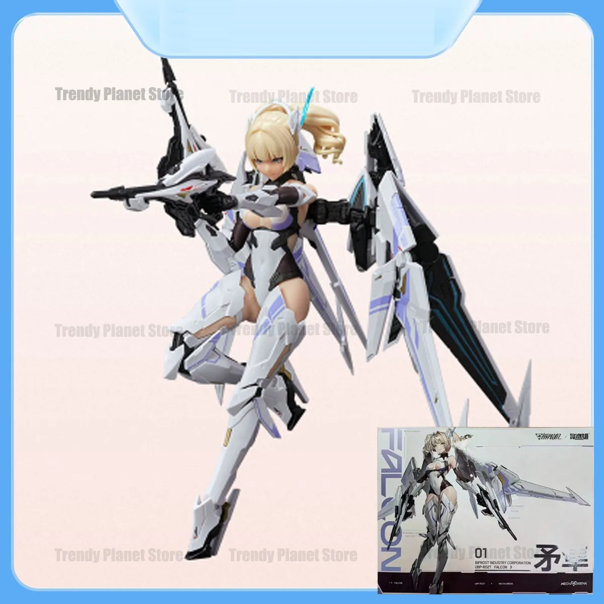 

Unchained Mecha UBP-R02T "Spear Falcon"-Original Chinese Mecha Girl Articulated Assembly Collectible Model Original Box in Stock