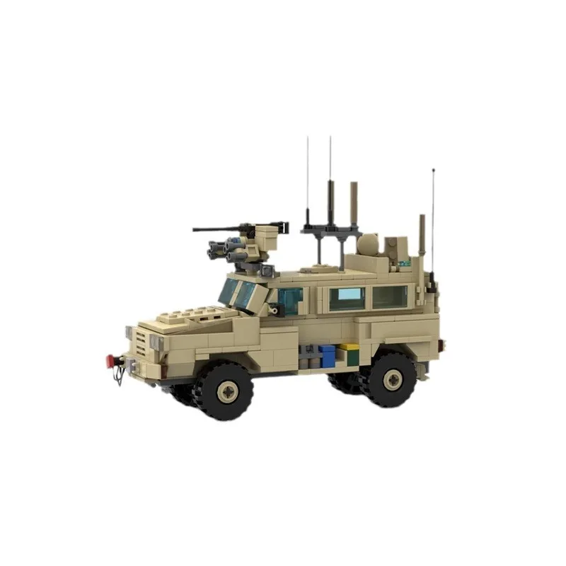 

RG-31 Mk.5E Cat.1 MRAP DIY Model Bricks Mine-resistant Ambush Protected Military Vehicle Building Block Toys Kids Adults Gift