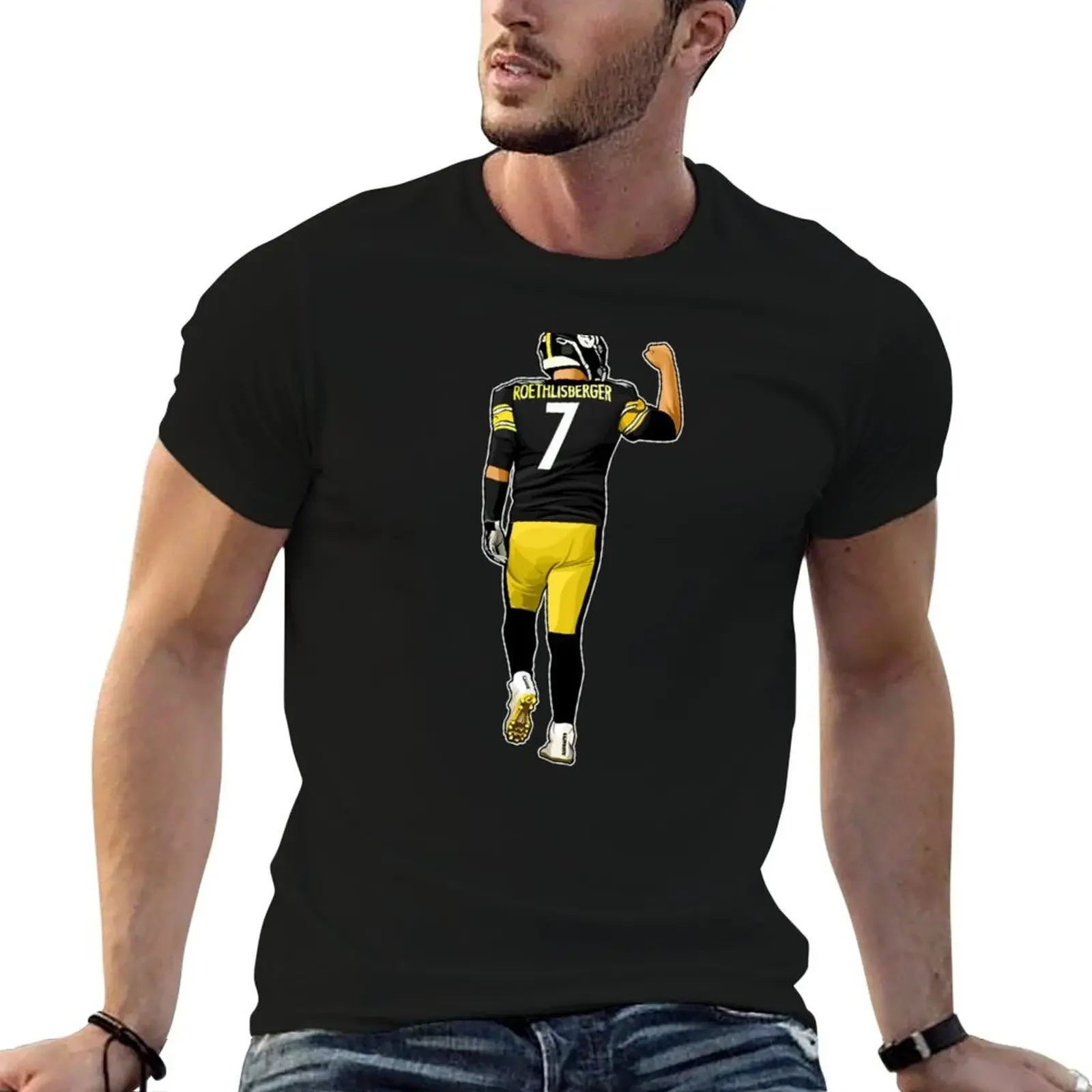 Ben Touchdown Signal T-Shirt shirts graphic tee plus size tops Men's t shirts