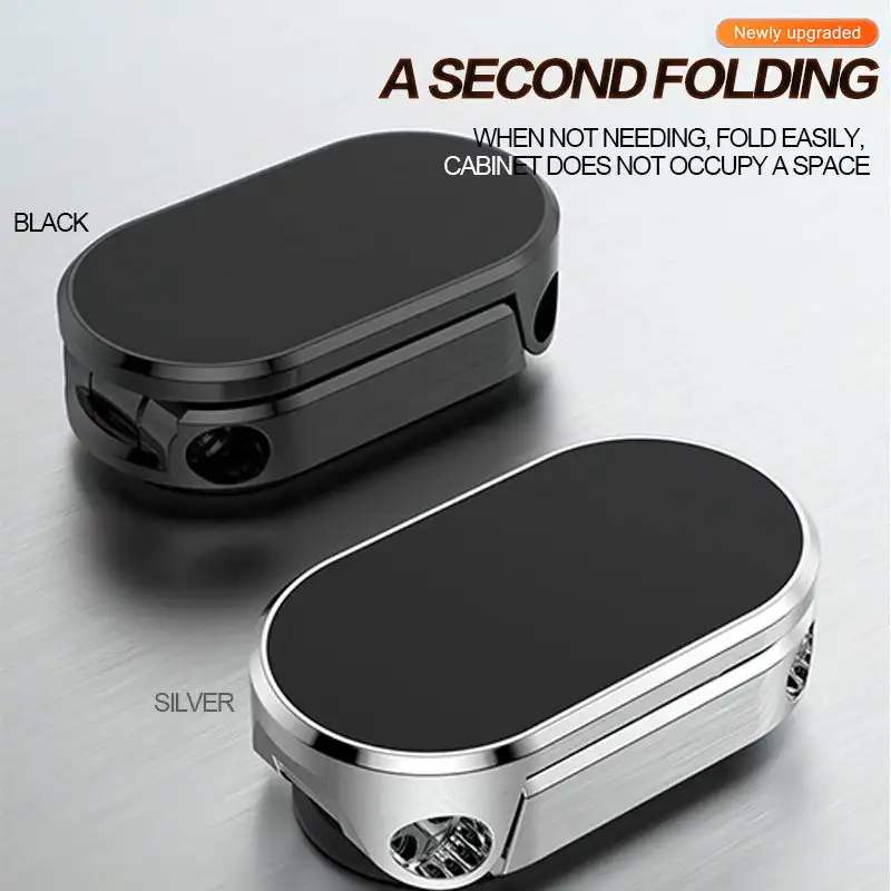 Suporte de dobramento magnético forte da navegação do suporte do telefone celular de giro de 360 ° com base ajustável dropshipping
