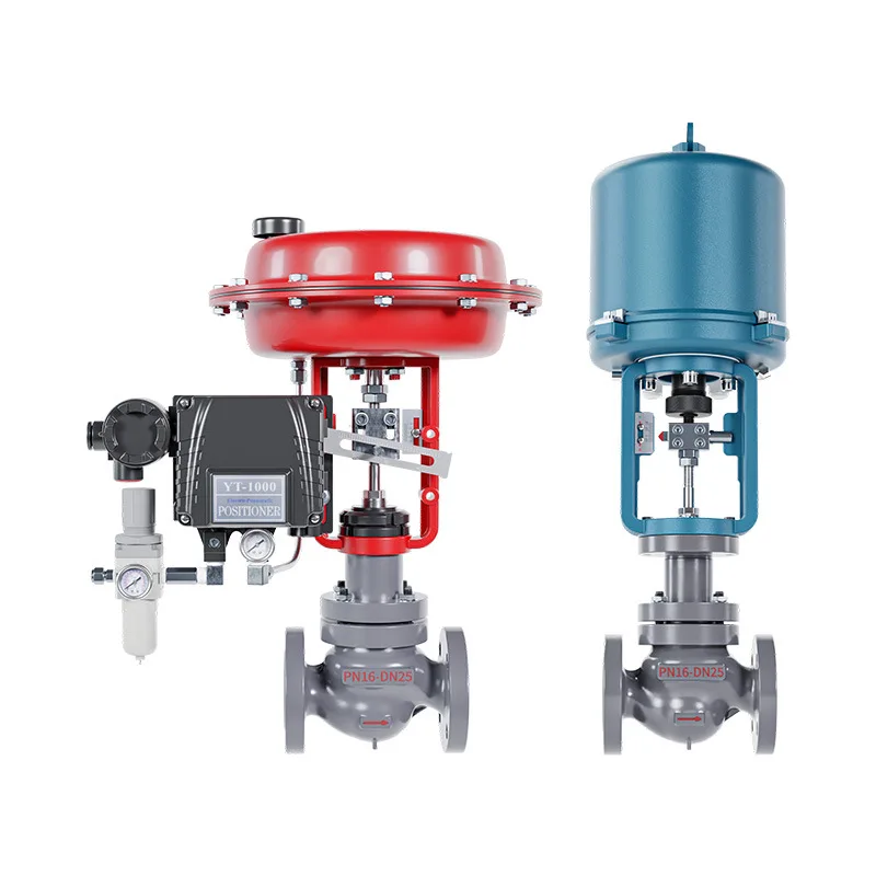 

Electric pneumatic film automatic pressure stabilizing constant pressure decompression control valve, self-operated pressure