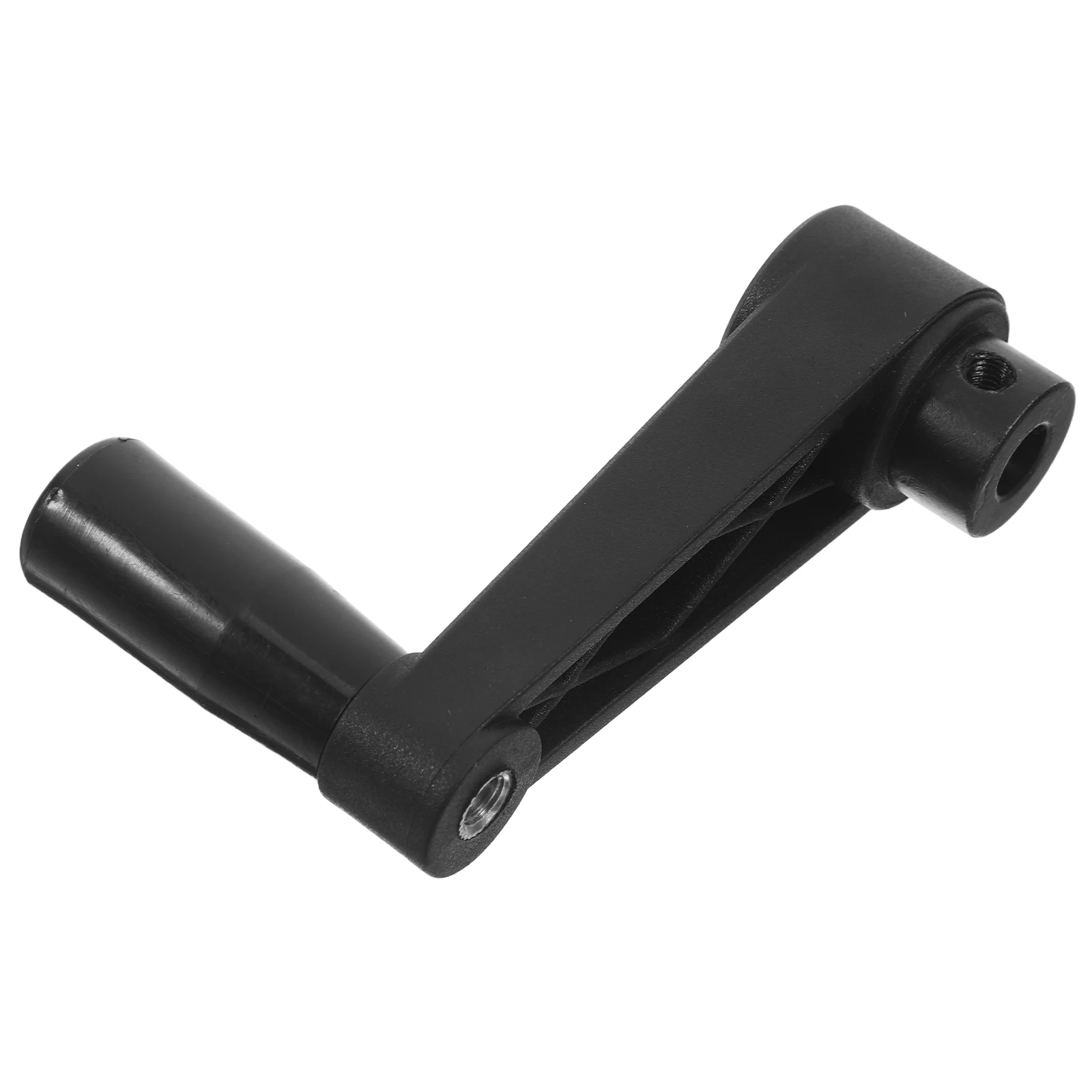 

Nylon Round Hole Crank Handle Machine Tool Rocker Handle for Woodworking Black Reliable High Efficiency Precision