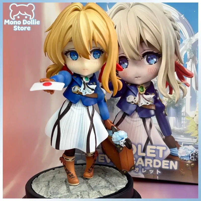

17.5cm Violet Evergarden Q-Version 2d Action Figure Eternal Garden Pretty Girl Collect Model Desktop Decoration Birthday Gift