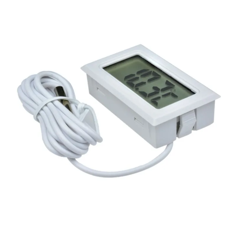 Car Digital Thermometer  Mini LCD Hygrometer Temperature Indoor Outdoor Temperature Sensor Humidity Meter Gauge Instruments