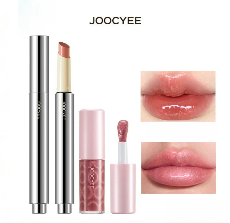 Joocyee is not easy to stick to the cup cat eye lip gloss solid lipstick lip glaze mirror film-forming lock makeup lip gloss