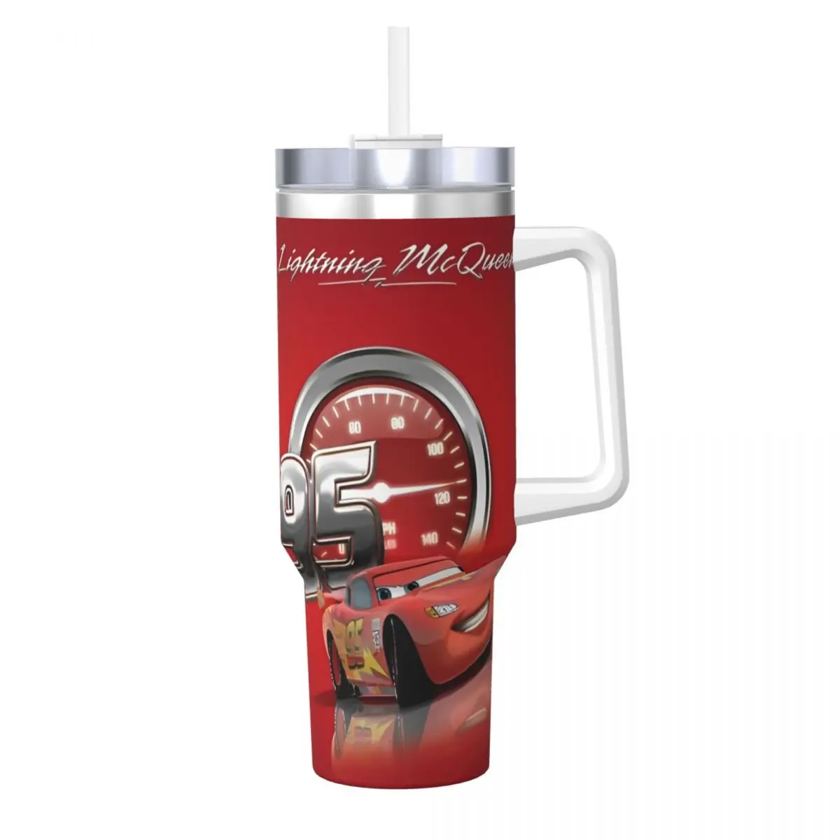 Lightning Mcqueen Stainless Steel Tumbler Travelist Mugs Cup Large Capacity Coffee Mug Heat Preservation Cold and Hot Bottle