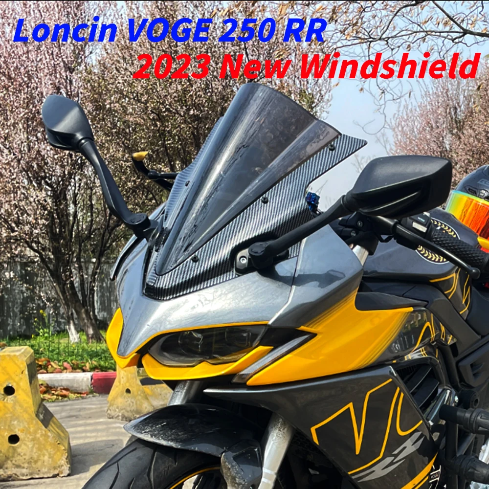 

Motorcycle Windshield Modified Competitive Windshield Heightened Hood Deflector Windshield FOR Loncin VOGE 250RR 250 RR