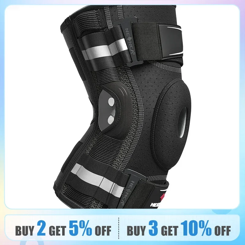 

NEENCA Hinged Knee Brace for Knee Pain Knee Support with Side Stabilizers Joint Pain Relief Arthritis Meniscus Tear ACL PCL