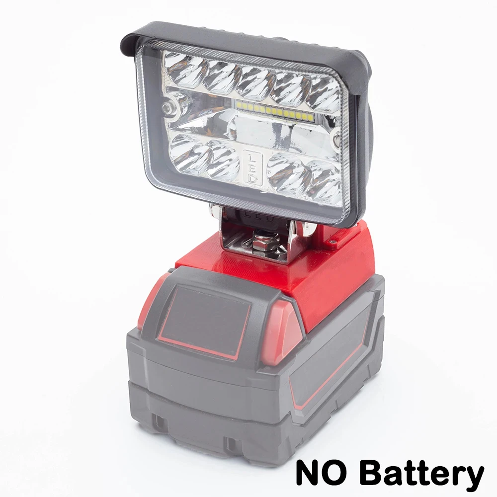 

Wireless LED Work Light for Milwaukee 18V Li-ion Battery With USB Portable Outdoor Lamp Work Light (Not include battery)