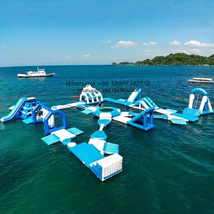 Customized Amusement Water Park Fun Sports Equipment Inflatable Floating Aqua Park