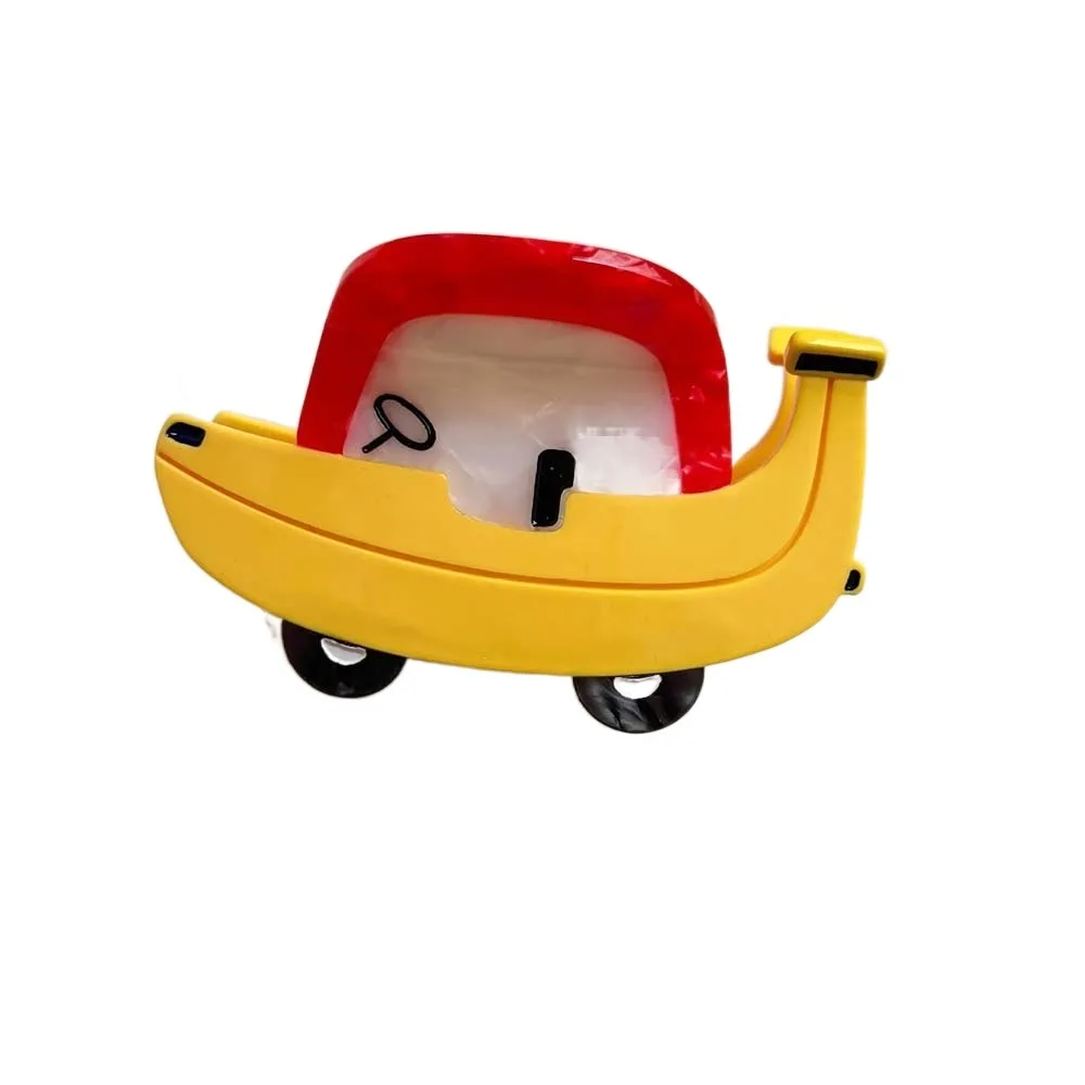 

Beach Waterproof Acetic Acid Hair Claw Watermelon Chili Creative Car Shark Clip Hairgrips Banana Acrylic Hair Accessories Party