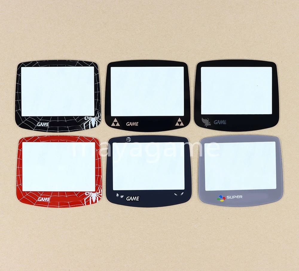 1ชิ้นสำหรับ gameboy กระจกล่วงหน้าเลนส์กระจกหน้าจอ LCD IPS สำหรับเกม GBA ที่ครอบป้องกันเลนส์หน้าจอ
