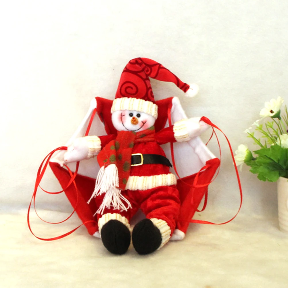 

1pcs Snowman Christmas Ornament Red White Hanging Decoration For Party Hotel Restaurant Santa Claus Tree Xmas