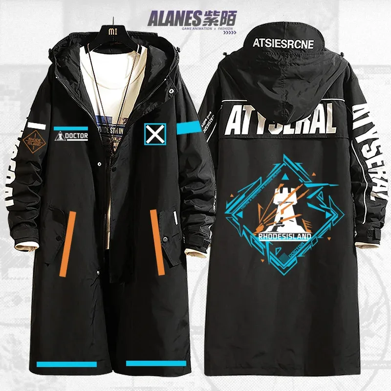 

DY20Game Arknights Doctor RHODES ISLAND Cosplay Costume Long Trench Fashion Handsome Coat Jacket Autumn Winter Casual Windbreake