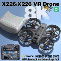 Nuevo Dron X226/X226VR, Drones con Cámara Gran Angular HD Profesional de 8K, WiFi FPV, Helicóptero RC, Pantalla Grande, Quadcopter Plegable