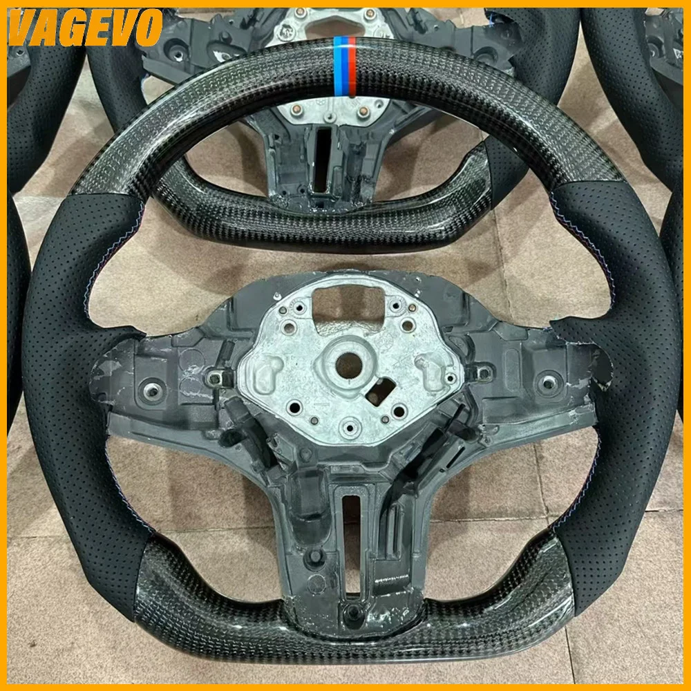 Carbon fiber leather sports steering wheel for BMW G20 G30 G01 G08 G11 G12 G14 G15 G16 G17 G22 G23 G24 G26 G31, Car Accessories