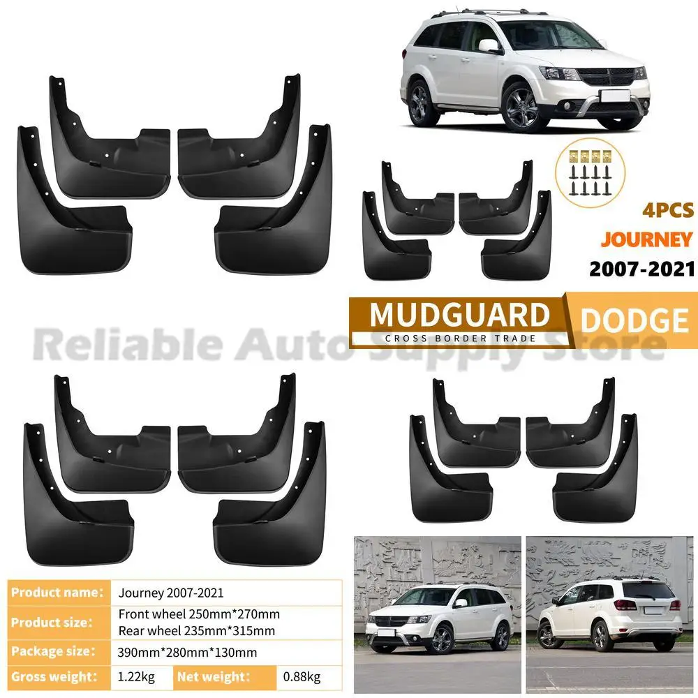 

For Dodge Journey 2007-2021 Mud Guards Fender Flares Auto Accessories Wholesale Direct from Factory Premium Quality Durable Prot